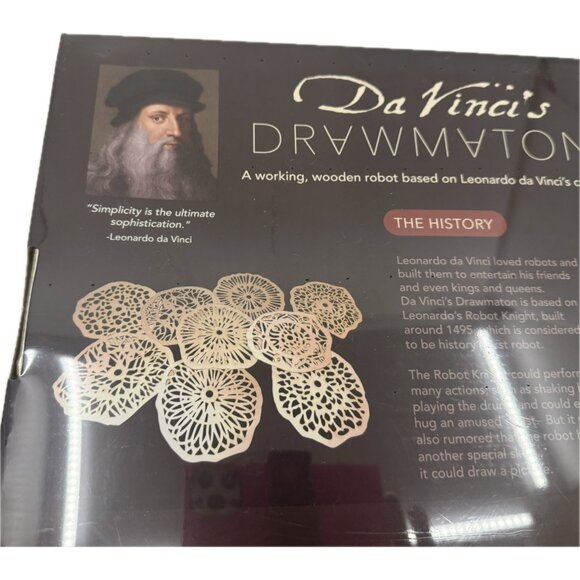 ROKR Da Vinci's Drawmaton, The Robot Automaton (Gear Puzzle), Brand New In Box - Picture 5 of 11